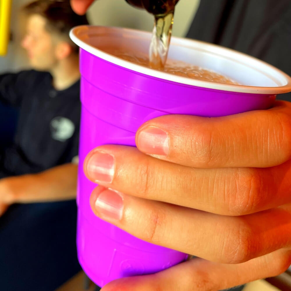 Purple Cups - lila Plastikbecher